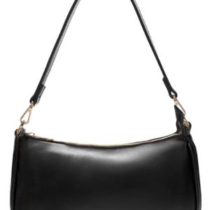 Classic leather zip-top tote