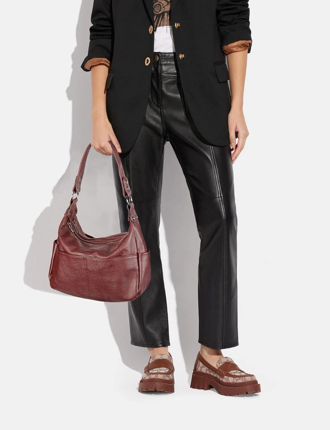 Women Genuine Leather Shoulder Bag - Image 2