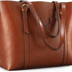 Genuine leather Women tote