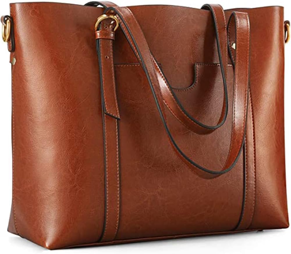 Genuine leather Women tote