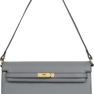 Crossbody bag with dual detachable straps