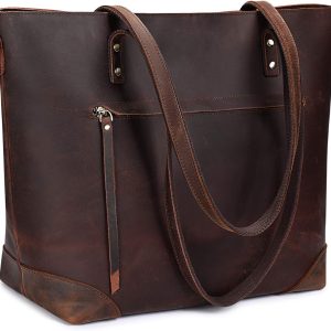 Vintage genuine leather shoulder bag