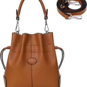 Trendy bucket crossbody bag