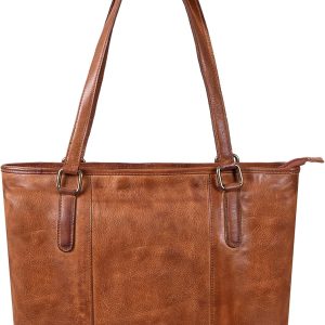 Women genuine leather tote
