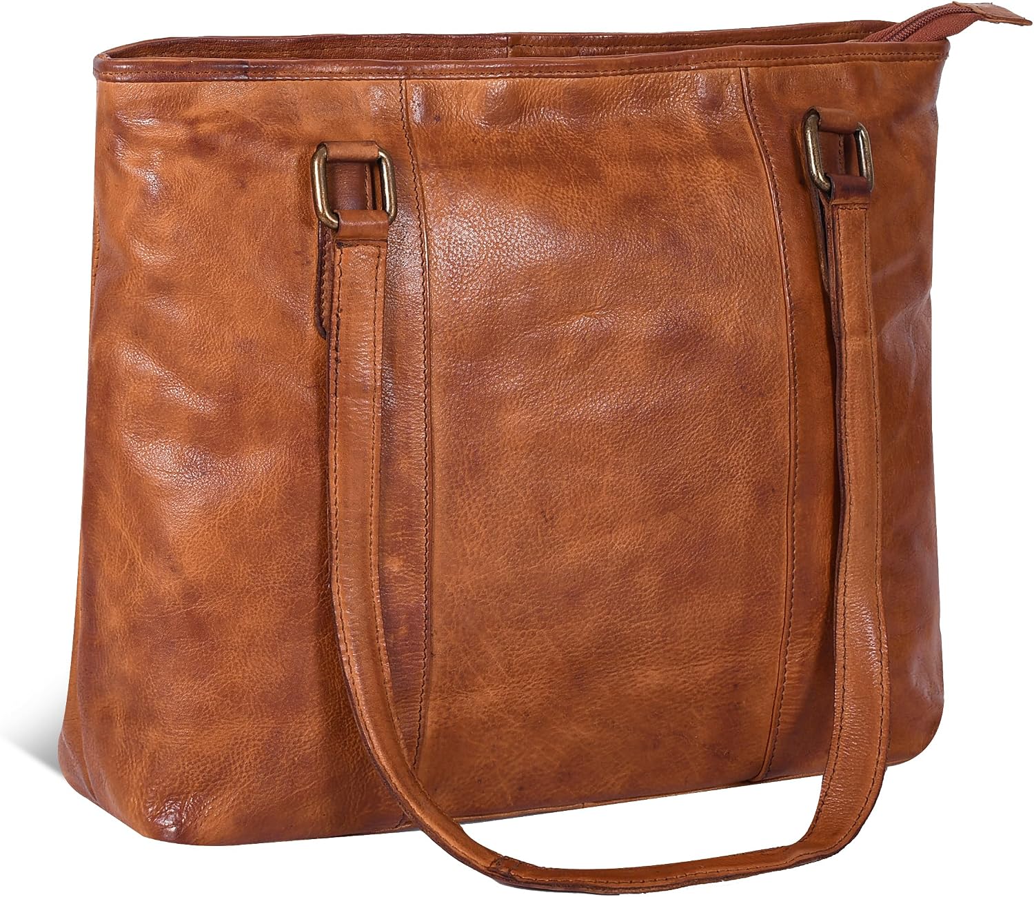 Women genuine leather tote - Image 2
